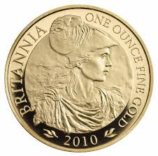 The 2010 1oz Gold Britannia With A Face Value Of 100 The Coin Depicts The Famous Icon Of Britain And British Coinage Gold Coins Gold And Silver Coins Coins