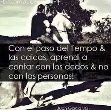 Con El Paso Del Tiempo Aprendi A Contar Con Los Dedos Y No Con Las Personas Quotes En Espanol Spanish Quotes Me Quotes