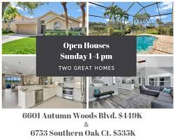 Open House Today 1 4 Pm Two Great Properties In Autumn Woods Naples Listing House Southern Oaks Open House