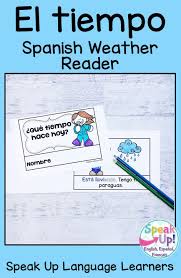 Pin On El Tiempo Weather Activities For Spanish Class