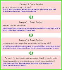 Kunci Jawaban Tematik Kelas 6 Tema 3 Halaman 33 Buku Bola Lampu Pijar Teks