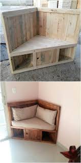 Pallet Corner Seat Diy Pallet Furniture Wooden Pallet Projects Pallet Furniture