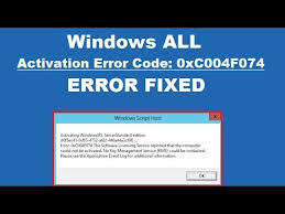 How To Fix Office Activation Error Code 0xc004f074 Youtube