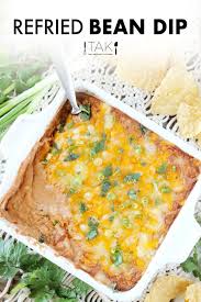 Refried Bean Dip With Cream Cheese Recipe Refried Bean Dip Tailgating Recipes Easy Appetizer Recipes