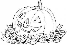 Zucca Di Halloween Con Foglie Disegno Da Colorare Disegni Di Halloween Pagine Da Colorare Disney Zucca Halloween