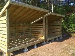 Firewood Storage Sheds To Store Wood For Winter From East Coast Shed Firewood Shed Outdoor Firewood Rack Backyard Sheds