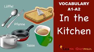 Learn German German Vocabulary In Der Kuche In The Kitchen A1 Youtube Even their common salutation, mahlzeit!