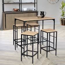 Canapé d'angle haut de gamme grand national latorre. Table Haute Industrielle Et 4 Tabourets Pas Chers Detroit Id Market