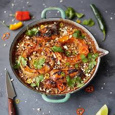 Jamie S Roasted Squash Laksa Bake Chicken Lemongrass Peanuts Rice Recipe Healthy Eating Recipes Roasted Squash Superfood Recipes