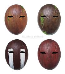 Wooden Masks By Bueshang Mask Drawing Creepy Masks Japanese Mask