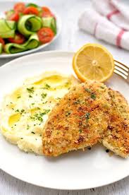 Super Quick Chicken Dinner Crunchy Chicken Potato And Salad Recipe Potatoe Dinner Recipes Chicken Mashed Potatoes Chicken Dinner