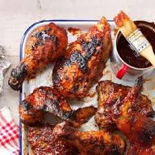 Barbecued Picnic Chicken Recipe Recipes Bbq Recipes Chicken Recipes