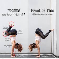 Tuck Handstand Was The First Handstand I Practiced In Order To Teach My Body How To Find Balance On The Yoga Handstand Yoga For Beginners Yoga Postures