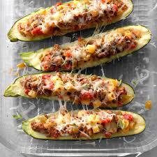 Garden Stuffed Zucchini Boats Recipe Zucchini Boat Recipes Zucchini Recipes