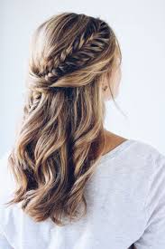 Among all braided hairstyles, fishtail braids look extraordinarily sweet when they form a braided half up braids hairstyles always look sweet and feminine. Pinterest Chandlerjocleve Instagram Chandlercleveland Fishtail Braid Hairstyles Hair Styles Open Hairstyles
