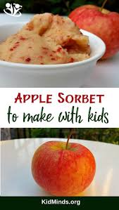 Apple Sorbet You Can Make With Your Kids Kidminds Apple Sorbet Recipe Apple Recipes Leftover Apples Recipes