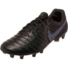 Nike Tiempo Legend 7 Elite Fg Black Black Soccerpro Nike Leather Nike Cleats Rugged Leather