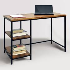 Wood And Metal Williard Desk World Market Ideias Para Mobilia Ideia Moveis Ideias Estantes