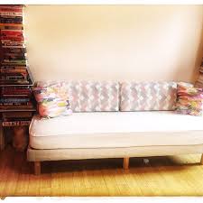 Daybed Fitted Cover Twin Xl Twill Natural Etsy Twin Mattress Couch Mattress Couch Twin Bed Couch