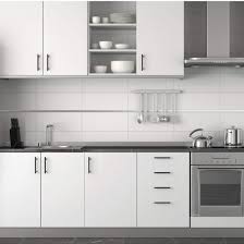 modern t bar black kitchen cupboard