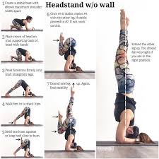 Headstand Without A Wall Headstand Yoga Easy Yoga Workouts Yoga Tutorial