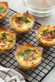 Mini Quiche With Spinach And Roasted Red Peppers Mini Quiche Recipes Quiche Recipes Easy Mini Quiche Recipe Easy