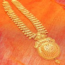 Gold Chandan Haar From Manubhai Jewellers South India Jewels Gold Necklace Designs Bridal Gold Jewellery Designs Gold Wedding Jewelry