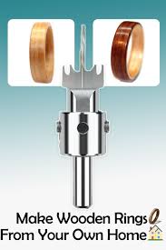 Ring Drill Bit In 2020 Wooden Rings Woodworking Shop Plans Woodworking Plans Glider