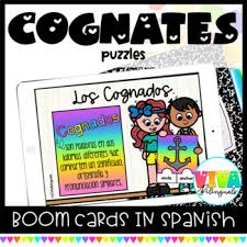 Rompecabezas De Los Cognadospasaran Un Tiempo Increible Tus Estudiantes Al Jugar Con Este Rompecabezas De Cognados Lo Que Tienen Que H In 2020 Cards Cognates Learning