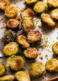 Crispy Parmesan Roasted Brussels Sprouts Addictive Recipe Brussel Sprout Recipes Roasted Brussels Sprouts Recipe Sprout Recipes