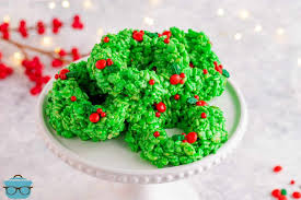 Rice Krispies Christmas Wreaths Recipe Rice Krispies Recipes With Marshmallows Country Cooking