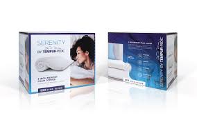 Serenity By Tempur Pedic Topper Packaging Tempurpedic Packaging Memory Foam Topper