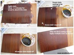 Applying Wood Stain How To Staining Wood Stain Wood