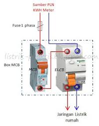 Rangkaian Elcb Dengan Mcb Penelusuran Google Home Electrical Wiring Electrical Wiring Diy Electrical