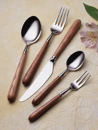 Arasawa Flatware Set Stainless Cutlery Wooden Handle Alsace Made In Japan Service De Couverts Accessoires De Decoration De Maison Cuisine