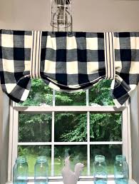 diy no sew buffalo check curtains