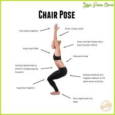 Cool Chair Yoga Pose Chair Pose Yoga Yoga Poses Advanced Chair Yoga