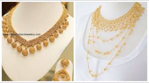 Latest Elegant Gold Dubai Jewellery Sets Design 2020 Jewelry Set Design Gold Necklace Designs Latest Necklace Design