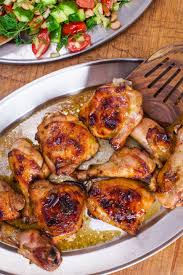 Carla Hall S Brown Sugar Baked Chicken Chicken Dinner Chicken Quarter Recipes Chicken Drumstick Recipes