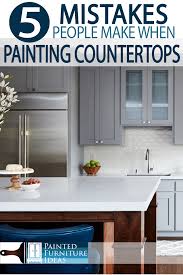 when painting countertops