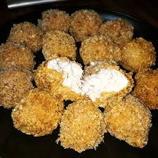 Low Carb Cheesy Chicken Croquettes For Leftover Rotisserie Chicken Rotisserie Chicken Recipes Leftover Chicken Croquettes Leftover Rotisserie Chicken