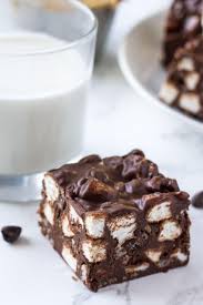 No Bake Rocky Road Bars Recipe Recipes With Marshmallows Mini Marshmallows Recipes Easy Dessert Recipes Chocolate