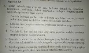 Kegiatan 3 7 Bahasa Indonesia Kelas Viii Semester 1 Tolong Ini Mau Dikumpulkan Brainly Co Id
