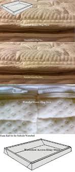 King Pillowtop Zipper Mattress Cover Foam Rails For Softside Waterbed Mattress Ebay Mattress Design Water Bed Mattress Water Bed