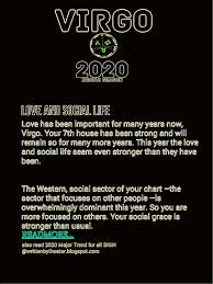 Virgo 2020 Love And Social Life Horoscope Life Horoscope Virgo Learn Astrology