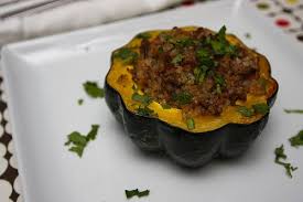 Moroccan Style Stuffed Acorn Squash Shutterbean Acorn Squash Acorn Squash Recipes Moroccan Beef