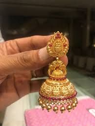 Jumki 30 Gms Premraj Shantilal Jain Jewellers Bridal Gold Jewellery Designs Gold Jhumka Earrings Gold Jewellery Design Necklaces