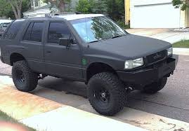 Isuzu Rodeo After I Got My Homemade Bumper Back From Powder Coat Nissan Terrano 4x4 Trucks Nissan Trucks