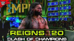 Tables, ladders, and chairs 2020 dec 20th 2020. Roman Reigns 2020 Clash Of Champions Heel Entrance W Full Tribal Tattoo Youtube