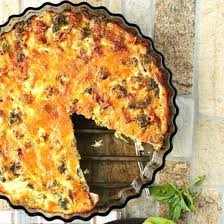 This Awesome Quiche Recipe Has No Crust But Is Still Filled With Flavor Only 179 Calories And Super Easy To Prepare Quiche Recipes Recipes Bacon Quiche